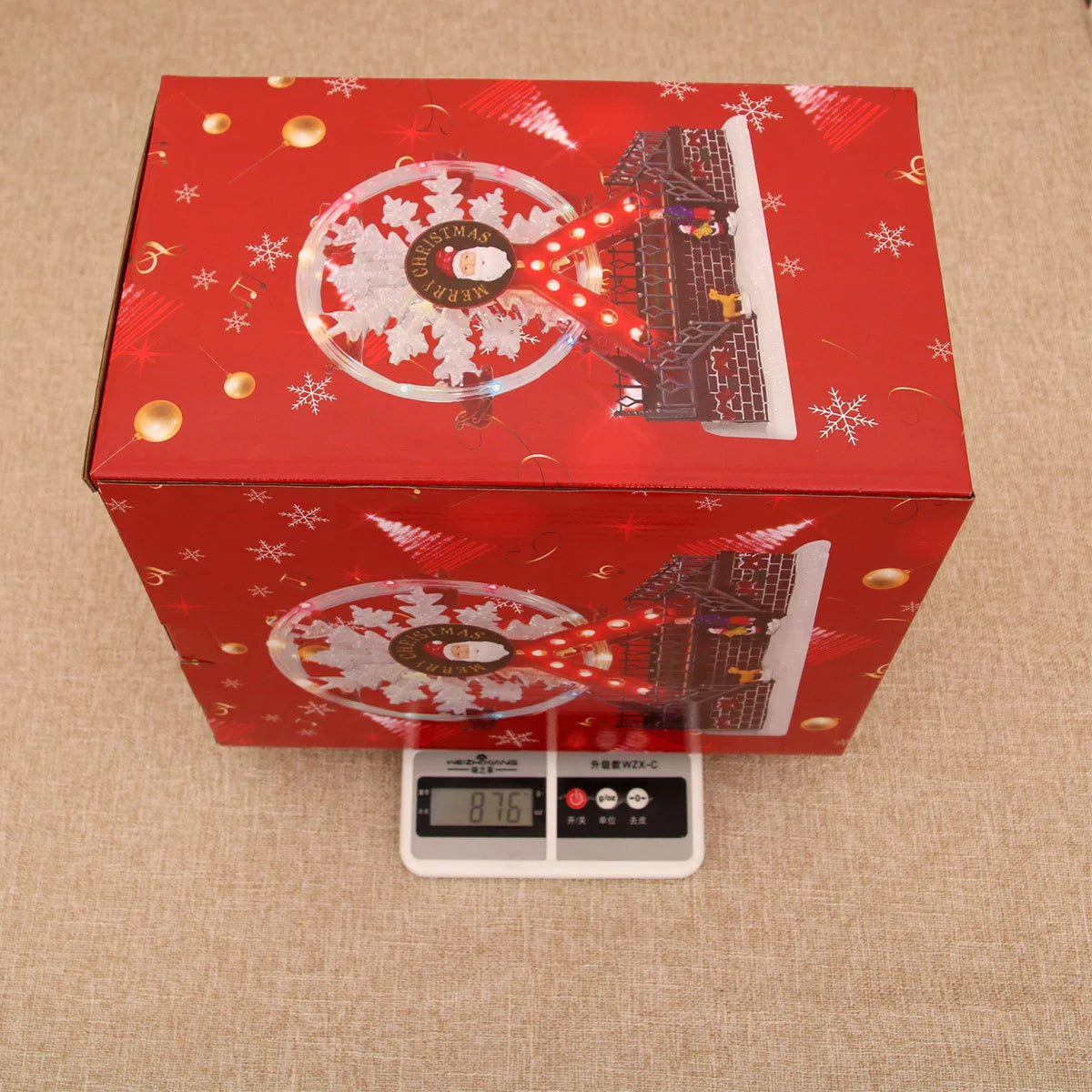 Christmas Shine Ferris Wheel Music Box Desktop Ornament Living Room Bedroom Store Display Window Festive Atmosphere Decoration