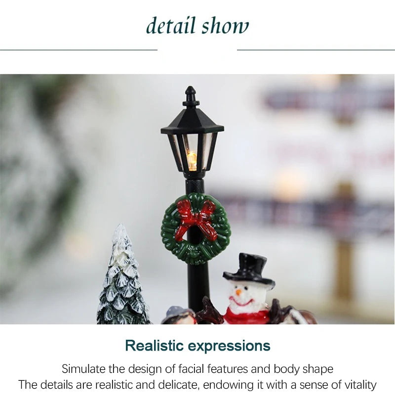 Christmas House Light Decorations For Home Ornaments Kids Xmas Gift New Year 2025 Navidad Decor Bedroom Night Light With Battery