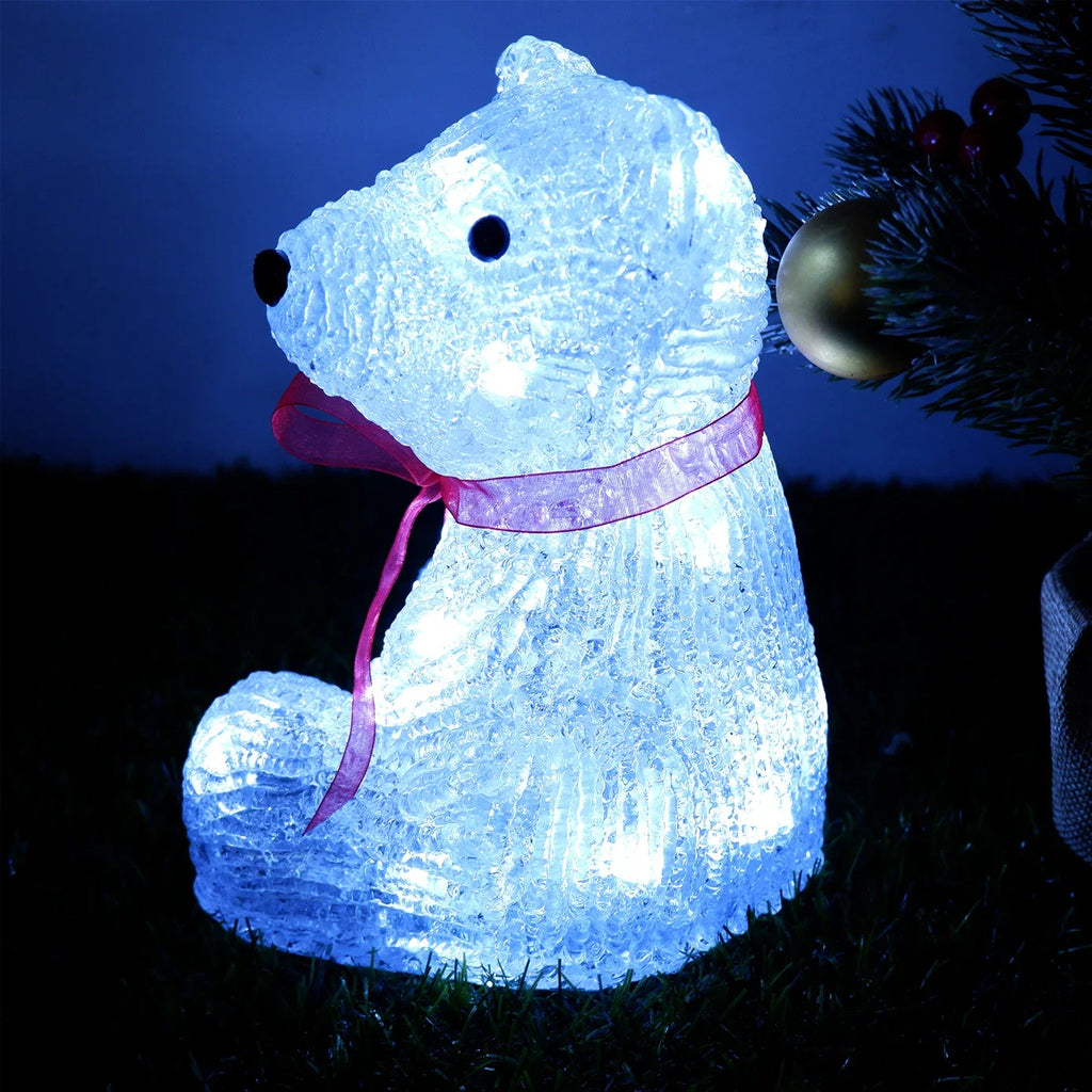 Santa Snowmen Xmas Elk Ornament Light Christmas Day Decoration Holiday Lighting Presents Kids New Year Gift Led Light Christmas