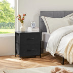 MCQ 2 Fabric Drawers Living Room Cabinet Storage Display Nightstand Bedside Coffee Sofa Tea Table Cabinets For Furniture