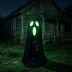 Luminous Halloween Standing Ghost Decor Adjustable Gothic Outdoor Light-up Ghost ED Lights Soft LED Lights Halloween Decor Prop