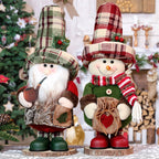 Christmas decorations - Nordic style miniature figurines - Christmas ornaments - Old man snowman doll decorations