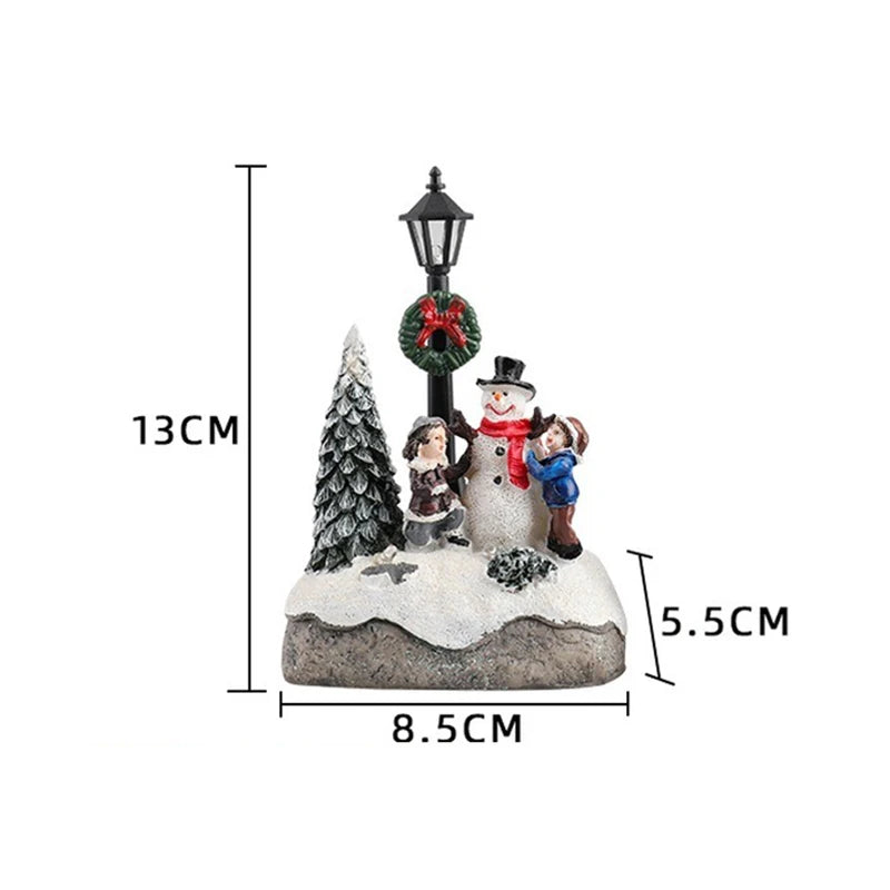 Christmas House Light Decorations For Home Ornaments Kids Xmas Gift New Year 2025 Navidad Decor Bedroom Night Light With Battery