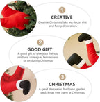 Christmas Tree Decoration Plush Door Decoration Santa Elf Legs Decoration Home Hanging Ornaments Children Gift Surprise Supplies