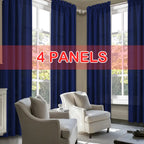 4pcs Light Filtering Curtains - Elegant Colour Fade-Resistant Polyester with Rod Pocket Design, Perfect for Living Room, Bedroom