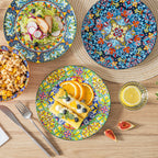 Vancasso 12/16/18/24 Piece Ceramic Dinnerware Set Stoneware Bohemian Style with Dinner/Dessert Plate/Cereal/Pasta Bowl For 6
