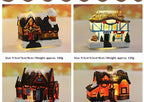 Christmas Led Light House Christmas Tree Ornaments LED Resin Small Village House Xmas Glow Decor Gift Happy New Year Decors DC05