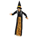 Halloween Witch Ghost Decor Horror Pendant Glowing Prank Props Electric Toys Haunted House Bar Club Home Festival Decoration