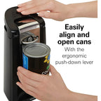 Hamilton Beach Smooth Touch Electric Automatic Can Opener Easy Push Down Lever Eliminates Sharp Edges Opens All Standard-Size