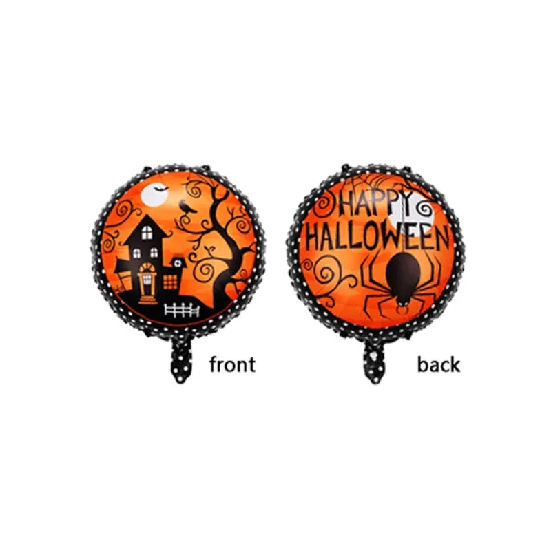 Halloween Pumpkin Ghost Balloons Halloween Decoration Spider Foil Balloon Bat Globos Halloween Party Supplies Inflatable Kid Toy