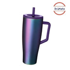 Brümate Era 40 oz Tumbler with Handle and Straw |   100% Leakproof Insulated Water Bottle Tumbler with Lid and Flexible Softsip Straw |   Made of Stainless Steel |   Cup Holder Friendly