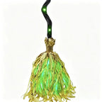 Halloween Floating Witch Broom with Witch Hat Haunted Dancing Moving Prop with Ghost Sounds Terror Atmosphere Home Party Decor