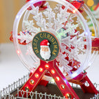 Christmas Shine Ferris Wheel Music Box Desktop Ornament Living Room Bedroom Store Display Window Festive Atmosphere Decoration