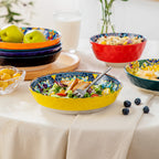 Vancasso 12/16/18/24 Piece Ceramic Dinnerware Set Stoneware Bohemian Style with Dinner/Dessert Plate/Cereal/Pasta Bowl For 6