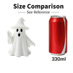 Halloween ghost ornament, 3D printed funny ghost figurine in an OK pose, suitable for home decoration, living room, bedroom