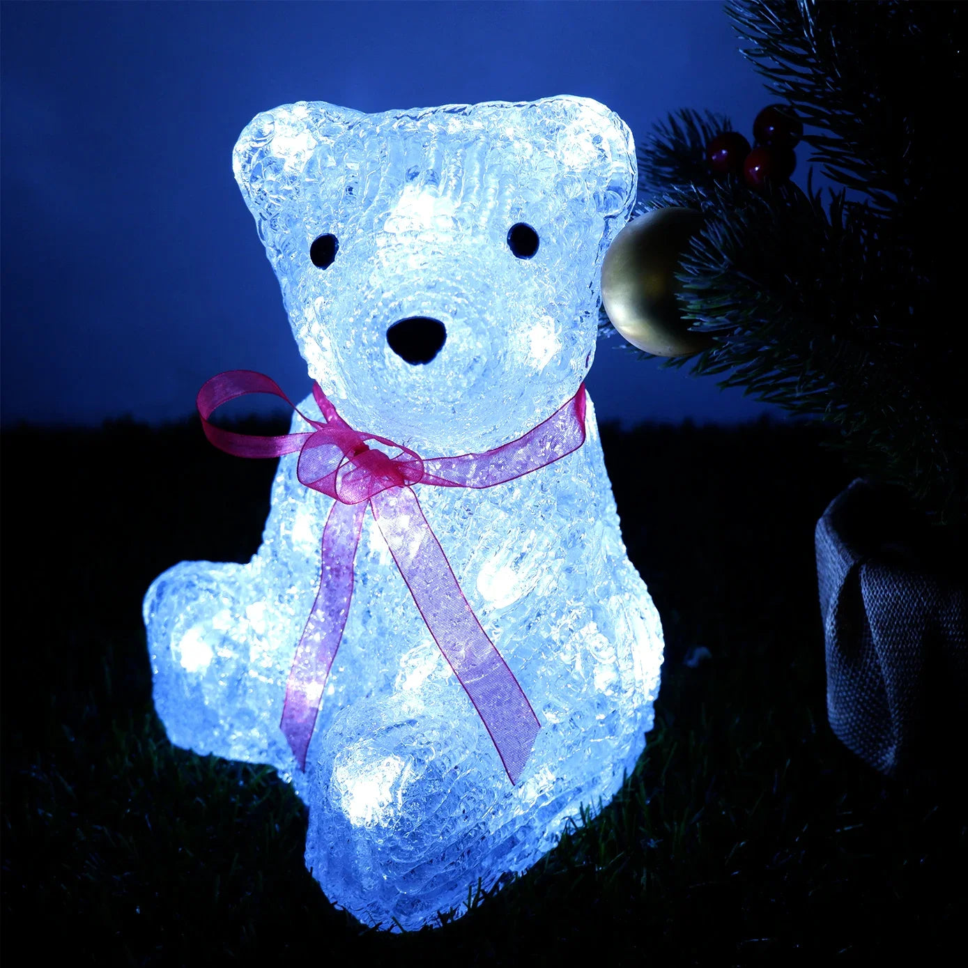 Santa Snowmen Xmas Elk Ornament Light Christmas Day Decoration Holiday Lighting Presents Kids New Year Gift Led Light Christmas