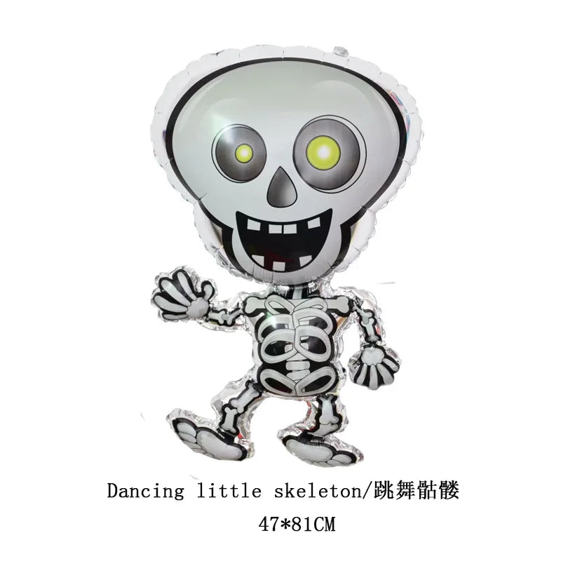 Halloween Pumpkin Ghost Balloons Halloween Decoration Spider Foil Balloon Bat Globos Halloween Party Supplies Inflatable Kid Toy