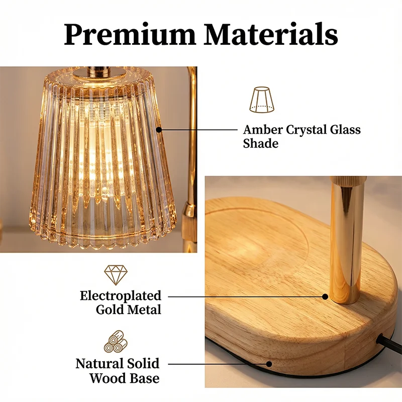 Dimmable Candle Warmer Lamp Timer