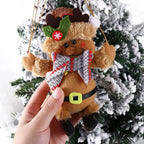 Navidad Snowman Xmas Hanging Ornament Santa Claus Parachute Pendant Christmas Decoration