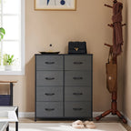 MCQ Fabric 8 Drawers Cabinet For Living Room Beside Nightstand Dresser Tables Storage Closet Chest Clothes Display Furniture