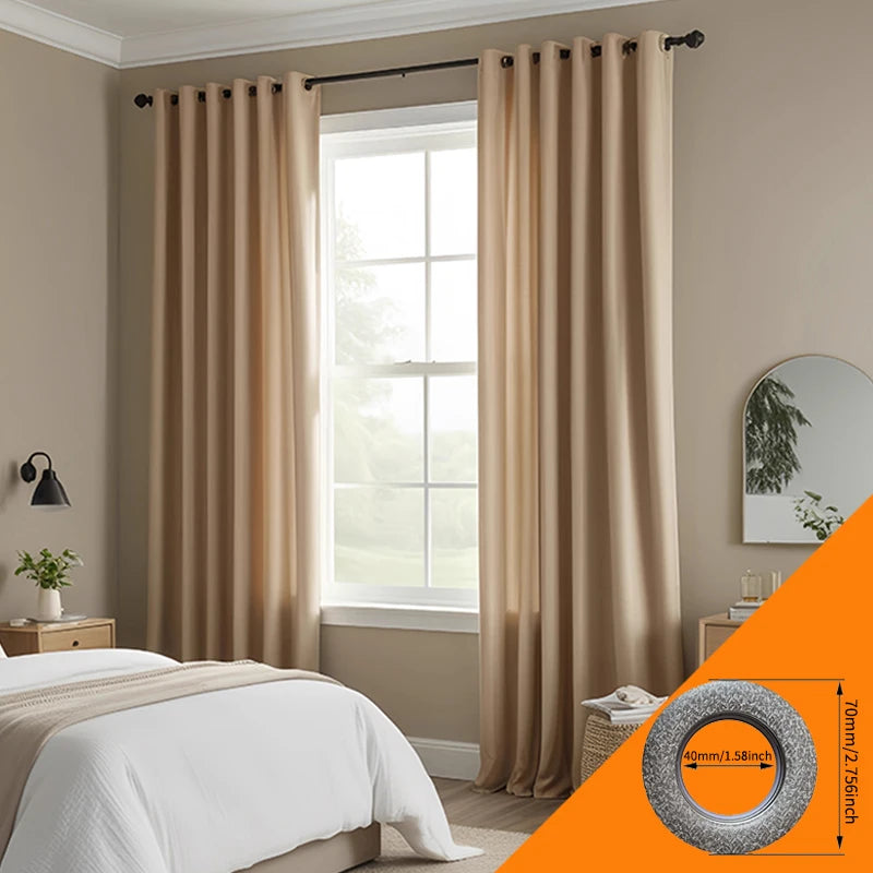 2pcs Luxury atmospheric blackout curtain bedroom living room French American curtain finished
