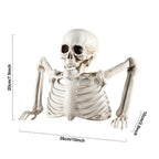 Halloween Decorations Glowing Skull Skeleton Human Head Haunted House Outdoor Yard Horror Props Holiday Scarry Home Supplies