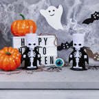 2026 Halloween Decorations LED Ghost Pumpkin Lamp Horror Skeleton Led Light Mexican Day of The Dead Decorations Ornament