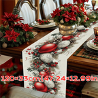 New New Year Christmas Table Runner Snowman Santa Claus Christmas Tablecloth Navidad Gift Elk Table Decor Christmas Party