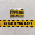 Halloween Party Decoration Warning Tape Scary Caution Tape Roll Hazard Warning Tape Indoor Outdoor Spooky DIY Prop Decorations