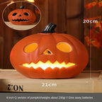 Halloween Pumpkin Lantern  Haunted House Decoration - Pumpkin Themed Luminous Decoration Props, Festive Party Atmosphere Lights