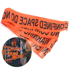 Halloween Party Decoration Warning Tape Scary Caution Tape Roll Hazard Warning Tape Indoor Outdoor Spooky DIY Prop Decorations