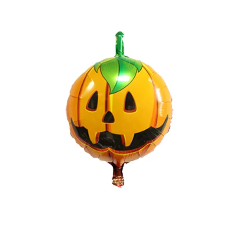 Halloween Pumpkin Ghost Balloons Halloween Decoration Spider Foil Balloon Bat Globos Halloween Party Supplies Inflatable Kid Toy
