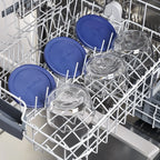 Glass Storage Containers Set of 3 BPA-Free Food Storage Round 2 Cup Microwave Safe Dishwasher Safe Stackable Storage Jars