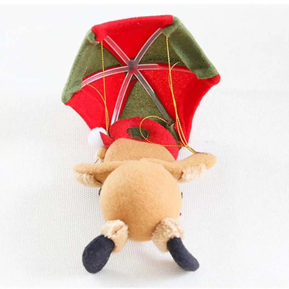 Navidad Snowman Xmas Hanging Ornament Santa Claus Parachute Pendant Christmas Decoration