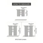 2pcs Luxury atmospheric blackout curtain bedroom living room French American curtain finished