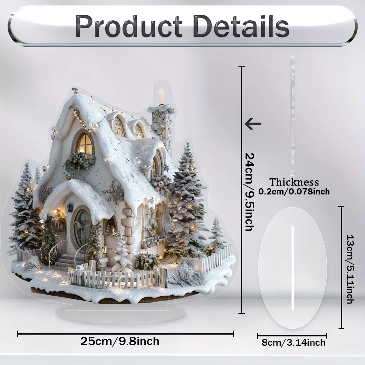 1 PCS of festival decoration, Christmas style, multi-functional desktop decoration for home,office andbedroom, unique gift idea