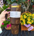40oz Vacuum Insulated Tumbler Stainless Steel Insulated Water Bottle Vacuum Thermal Flask For Women Men For Cold Hot Cup