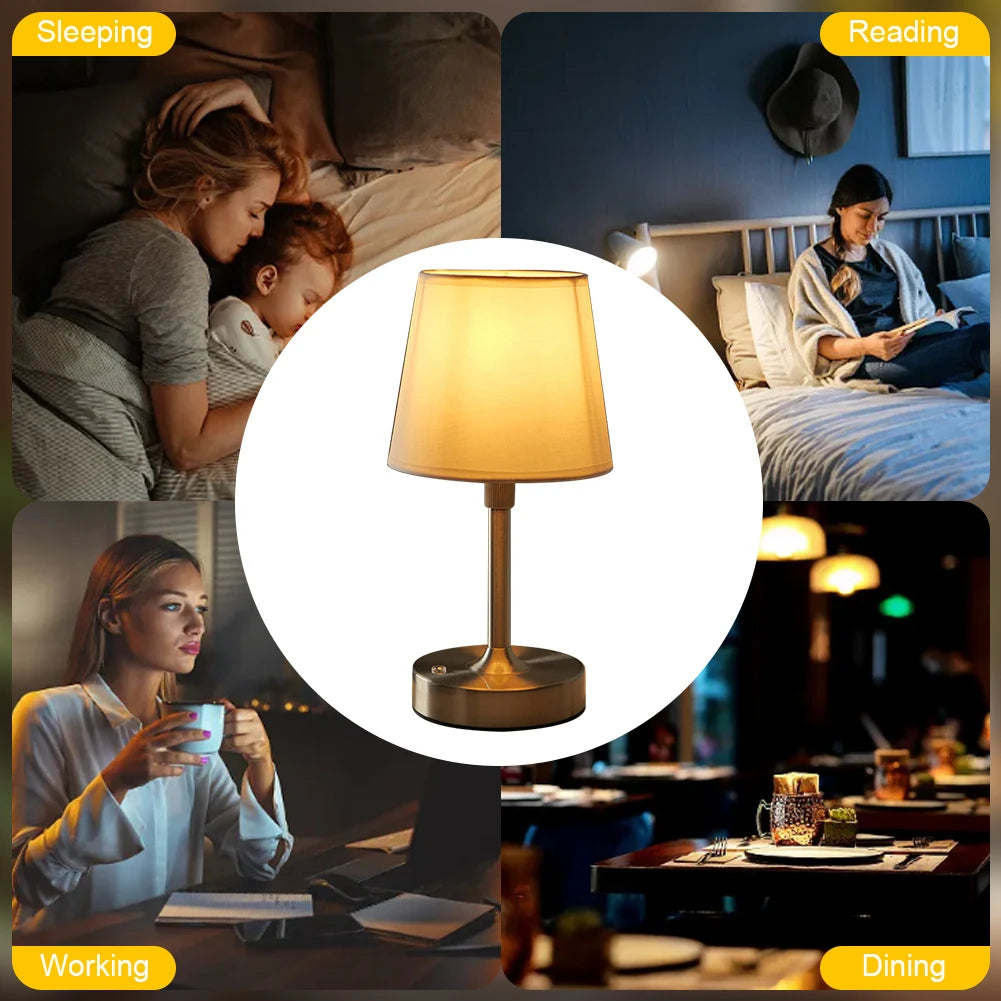 Portable Cordless LED Table Lamp