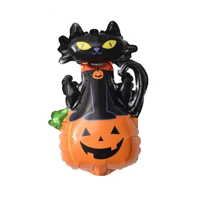 Halloween Pumpkin Ghost Balloons Halloween Decoration Spider Foil Balloon Bat Globos Halloween Party Supplies Inflatable Kid Toy