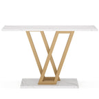 Tribesigns 43 Inch Console Table Industrial Entryway Hallway Table  Living Room Furniture