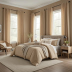 2pcs Luxury atmospheric blackout curtain bedroom living room French American curtain finished
