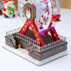 Christmas Shine Ferris Wheel Music Box Desktop Ornament Living Room Bedroom Store Display Window Festive Atmosphere Decoration
