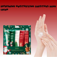 Christmas Hand Cream Set, Contains 3 Styles, Each 30g, Contains Niacinamide, Hyaluronic Acid and Other Ingredients, Moisturizing Texture, Nourishes the Skin, and Has a Light Fragrance Seasonal Maintenance, Christmas-Themed Pa