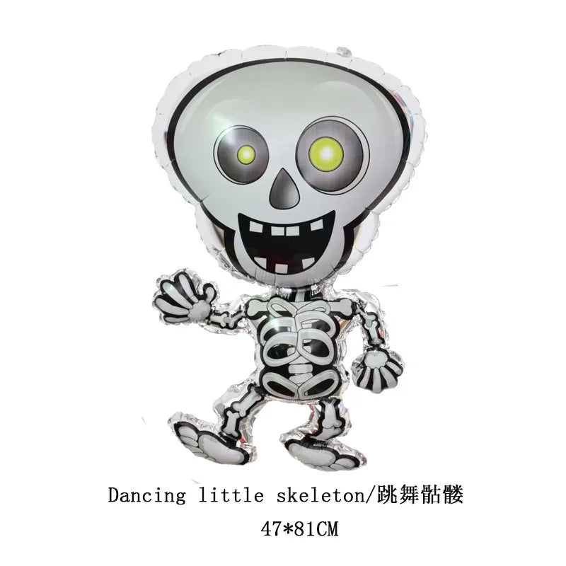Halloween Pumpkin Ghost Balloons Halloween Decoration Spider Foil Balloon Bat Globos Halloween Party Supplies Inflatable Kid Toy