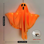 Halloween Party LED Glow Ghost Home Indoor Outdoor Decoration Supplies 2024 Haunted House Bar Hanging Horror Props with Lights