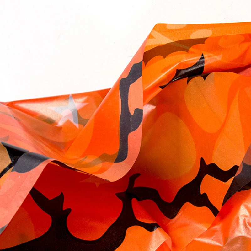 Halloween Decoration Tablecloth Pumpkin Spider Web Plastic Folding Setsholidayparty Hometableclothsuppliesbackdroparrangement
