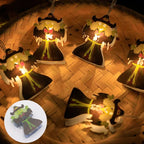 Halloween Led Lights String Twinkle Party Festoon Light Decoration Skull Pumpkin Bat Outdoor Lights Garland Street Portable