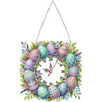 Acrylic Special Shape Butterfly DIY Crystal Diamond Clock Diamond Art Clock Pendants Kit Diamond Painting Clock for Home Decor