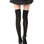 Halloween April Fools Day Theme Party Role Playing Horror Skull Print Long Tube Tight Stockings Costume Women Festival