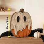 Halloween Interior Decoration Autumn Decoration Retro Wooden Blocks Shelf Decoration Ghosts Black Cats Pumpkins Skeletons Witche